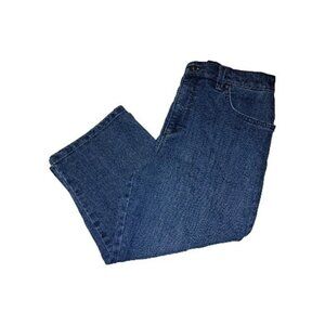 Gloria Vanderbilt Women’s Size 8 Petite  Blue Jean Capri Pants 28x17